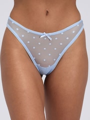 Boux Avenue Bella Spot Mesh Thongs 3 Pack - Imagen 4 de 6