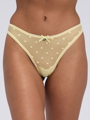 Boux Avenue Bella Spot Mesh Thongs 3 Pack - Imagen 6 de 6