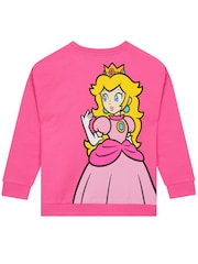 Character Pink Super Mario Princess Peach Sweatshirt - Image 3 of 11