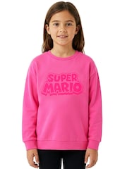 Character Pink Super Mario Princess Peach Sweatshirt - Image 7 of 11