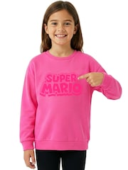 Character Pink Super Mario Princess Peach Sweatshirt - Image 9 of 11