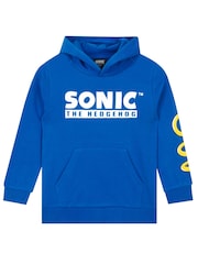 Character Blue Sonic The Hedgehog Hoodie With 3D Features - Image 2 of 12