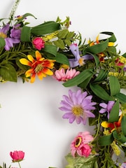 Scottish Everlastings Ltd Pink Mixed Brights Wreath - Image 2 of 3