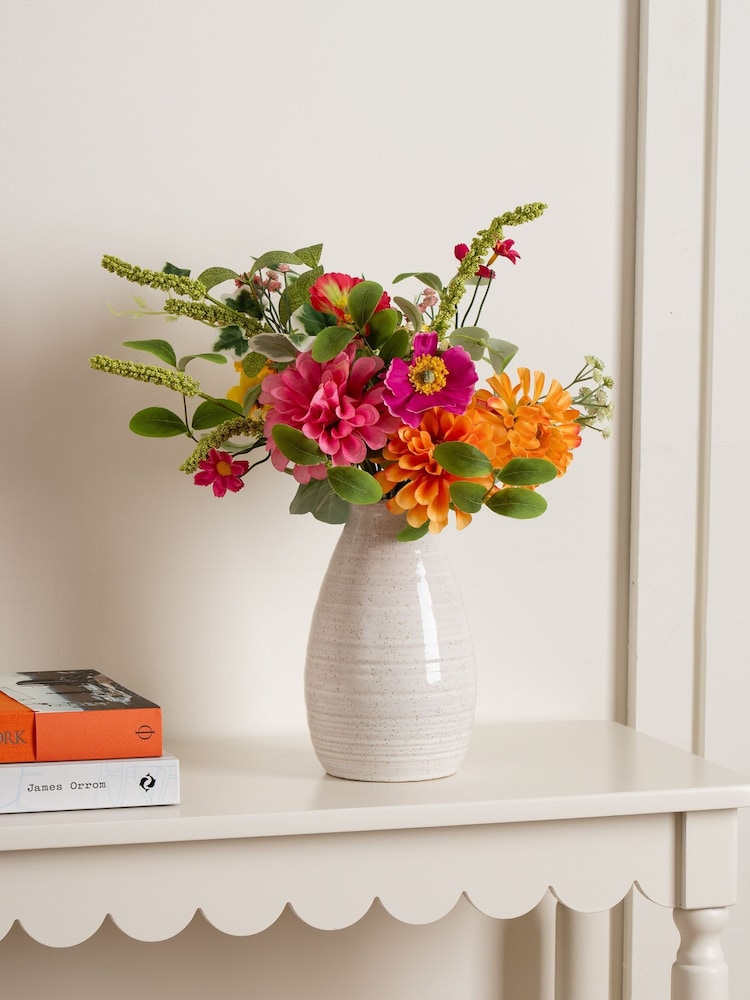 Scottish Everlastings Ltd Pink Multi Floral Arrangement - Image 1 of 3