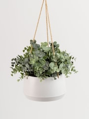 Scottish Everlastings Ltd Green Outdoor Faux Hanging Eucalyptus in Pot - Image 2 of 3