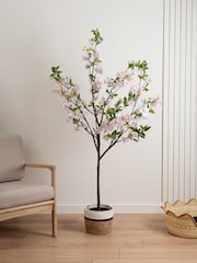 Scottish Everlastings Ltd Pink Faux Cherry Blossom Tree - Image 1 of 3