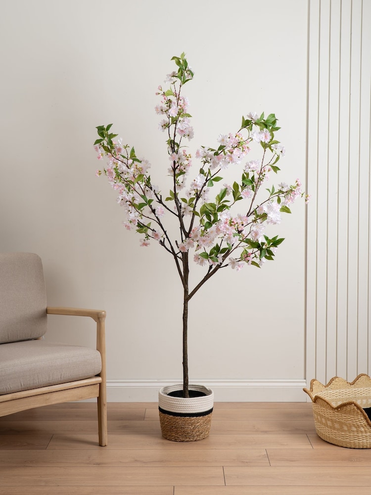 Scottish Everlastings Ltd Pink Faux Cherry Blossom Tree - Image 1 of 3
