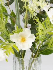 Scottish Everlastings Ltd White Floral & Eucalyptus Arrangement - Image 2 of 3