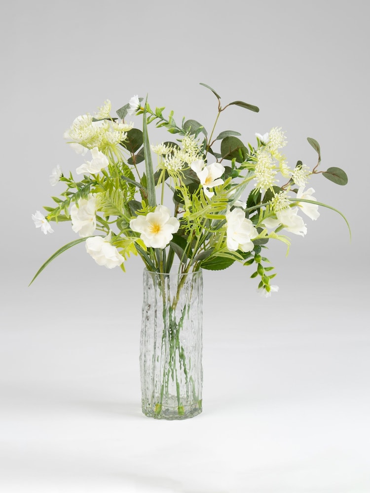 Scottish Everlastings Ltd White Floral & Eucalyptus Arrangement - Image 3 of 3 Scottish Everlastings Ltd White Floral & Eucalyptus Arrangement - Image 3 of 3