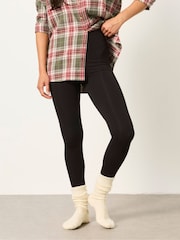 FatFace 2 Pack Meribel Grey/Black Leggings - Image 2 of 8