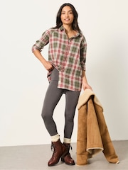FatFace 2 Pack Meribel Grey/Black Leggings - Image 5 of 8