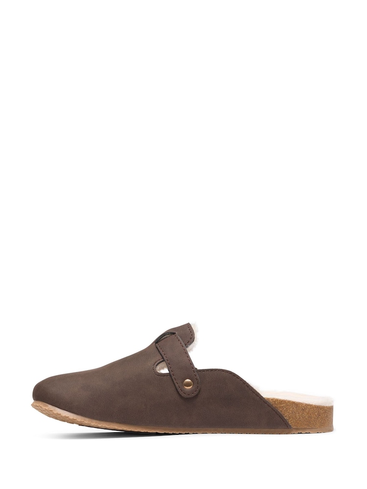Clarks Fira Fur Lined Clog - Image 2 of 6