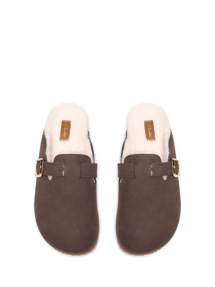 Clarks Fira Fur Lined Clog - Image 6 of 6