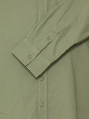Blend Green Bobby Long Sleeve Linen Shirt - Image 8 of 8