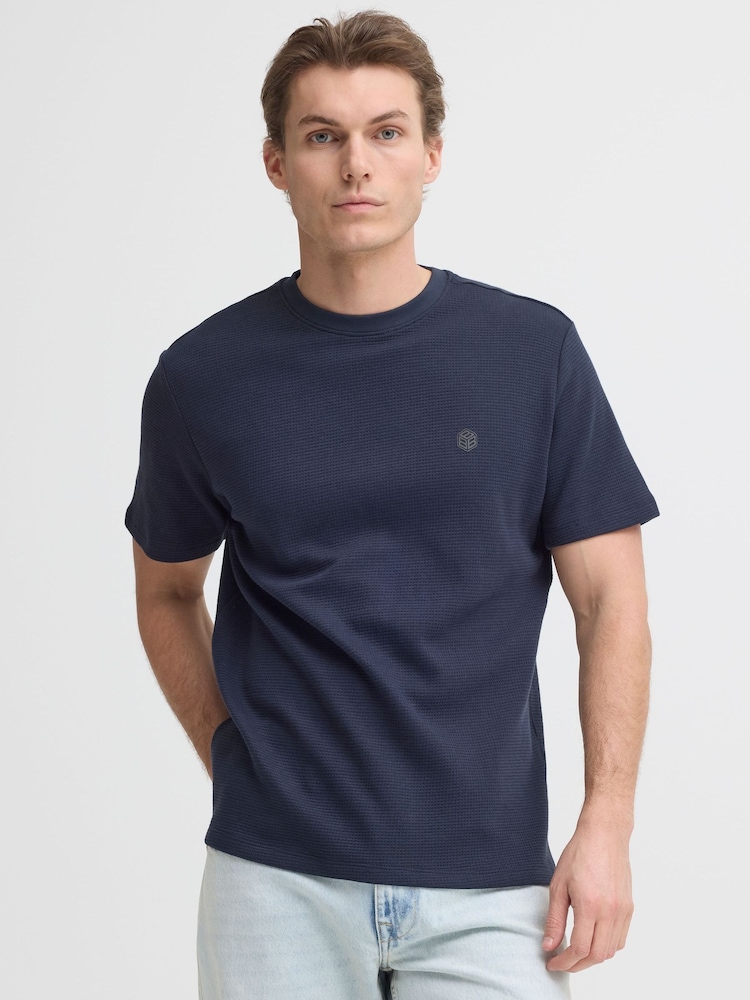 Blend Blue Fillip Crew Neck Short Sleeve T-Shirt - Image 1 of 8