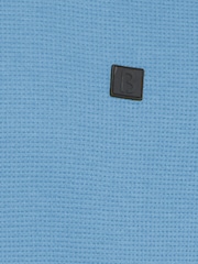 Blend Blue Fillip Crew Neck Textured T-Shirt - Image 8 of 8