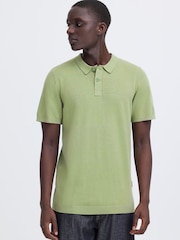 Blend Green Bray Knit Polo Shirt - Image 1 of 7