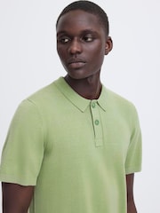 Blend Green Bray Knit Polo Shirt - Image 4 of 7