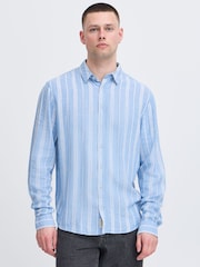 Blend Blue Bobby Long Sleeved Relaxed Shirt - Image 1 of 8