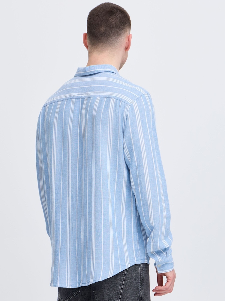 Blend Blue Bobby Long Sleeved Relaxed Shirt - Image 2 of 8
