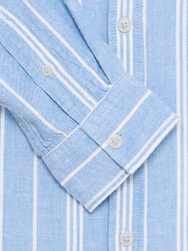 Blend Blue Bobby Long Sleeved Relaxed Shirt - Image 8 of 8