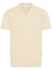 Blend Natural Bray Open Collar Polo Shirt - Image 5 of 7