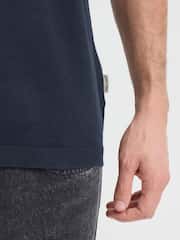 Blend Blue Bray Open Collar Polo Shirt - Image 4 of 7