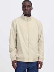 Blend Natural Efi Zip Neck Bomber Jacket - Image 1 of 8