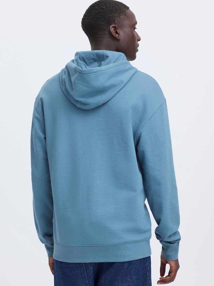 Blend Blue Brody Relaxed Fit Hoodie - Image 2 of 8 Blend Blue Brody Relaxed Fit Hoodie - Image 2 of 8