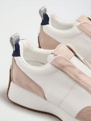 Love & Roses White Elasticated Slip on Jogger Trainers - Image 5 of 6