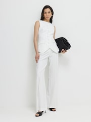 River Island Stripe Longline Waistcoat - Изображение 2 4