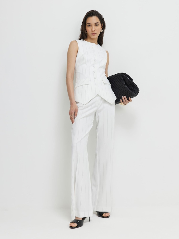 River Island Stripe Longline Waistcoat - Изображение 2 4