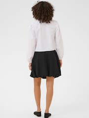 Kaffe White KAorla Puff Sleeve Lace Collar Shirt - Image 4 of 6