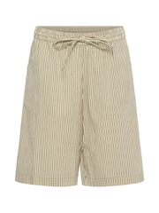 Kaffe Natural KAnaya Striped Shorts - Image 5 of 6