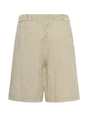Kaffe Natural KAnaya Striped Shorts - Image 6 of 6