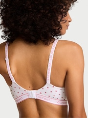 Victoria's Secret Pink Ditsy Floral Lightly Lined Non Wired Cotton Logo Bra - Image 2 of 2