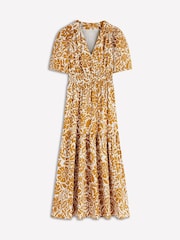 Boden Yellow Irene Puff Sleeve Dress - Image 6 of 6