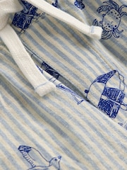 Boden Blue Cotton Linen Blend Shorts - Image 3 of 3