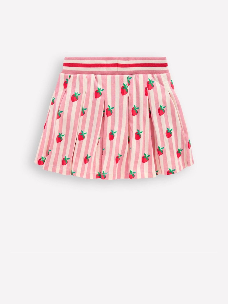 Boden Pink Pleated Jersey Skort - Image 2 of 4