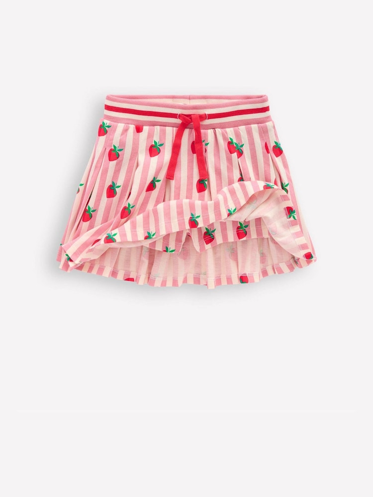 Boden Pink Pleated Jersey Skort - Image 4 of 4