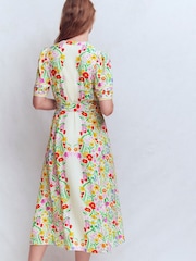 Boden Kate パフスリーブ ベルト付き ワンピース - 画像 3 / 8