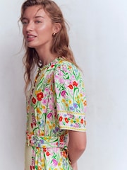 Boden Kate パフスリーブ ベルト付き ワンピース - 画像 5 / 8