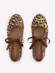 Boden Brown Flexi Tie Mary Janes Shoes - Image 5 of 6