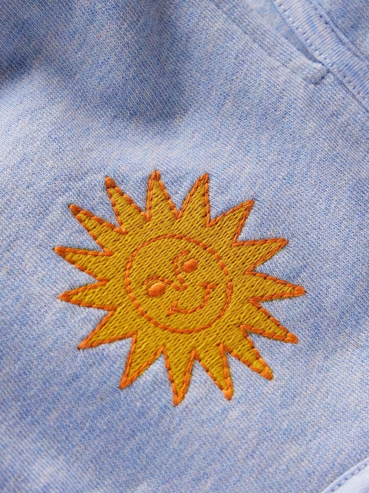 Boden Blue Jersey Boxing Shorts - Image 4 of 4