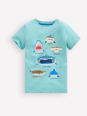 Boden Blue Glow In The Dark T-Shirt - Image 1 of 3