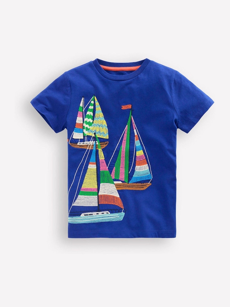 חולצת טי דגם Superstitch של Boden - תמונה 1 מתוך 3