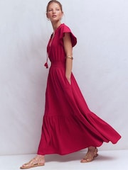 Boden Tala Tiered Jersey Maxi Dress - Imaginea 1 din 5