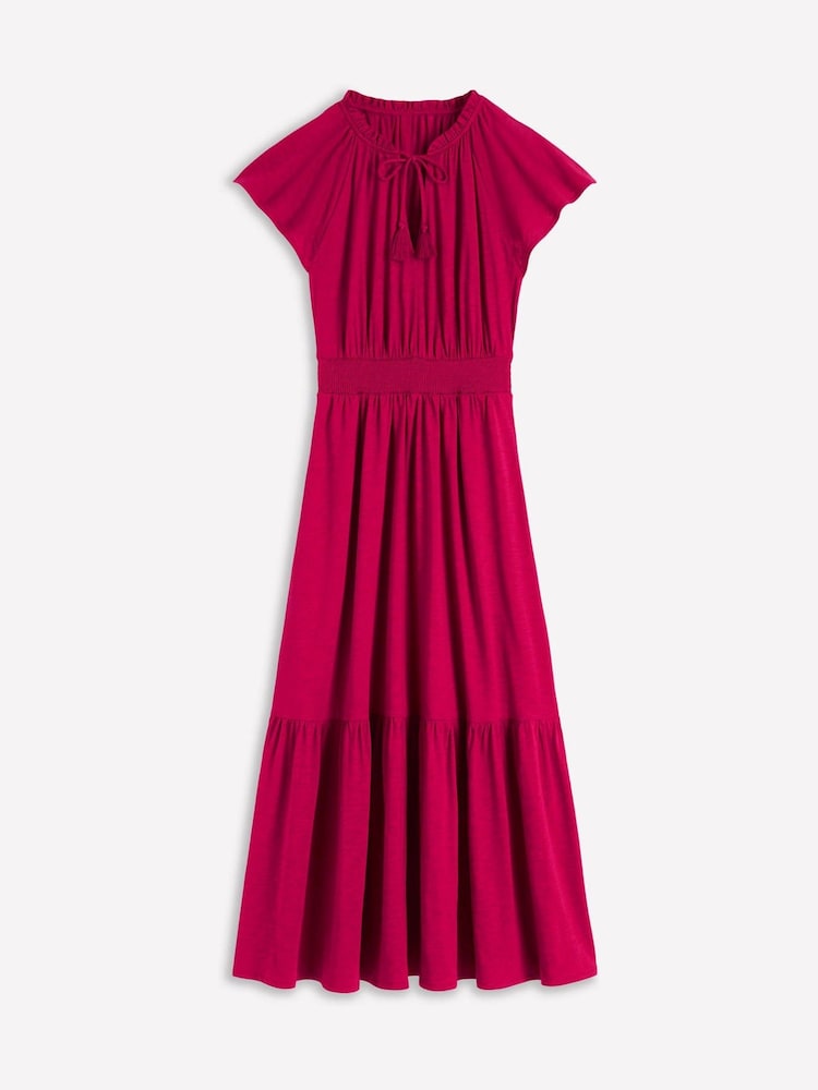 Boden Tala Tiered Jersey Maxi Dress - Imaginea 5 din 5
