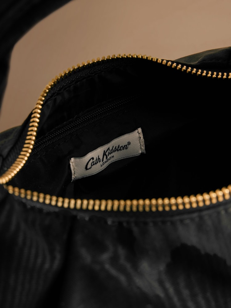Cath Kidston Black Bow Handle Bag - Image 4 of 4 Cath Kidston Black Bow Handle Bag - Image 4 of 4