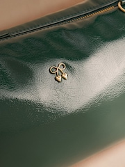 Cath Kidston Patent Green Shoulder Bag - Image 3 of 4
